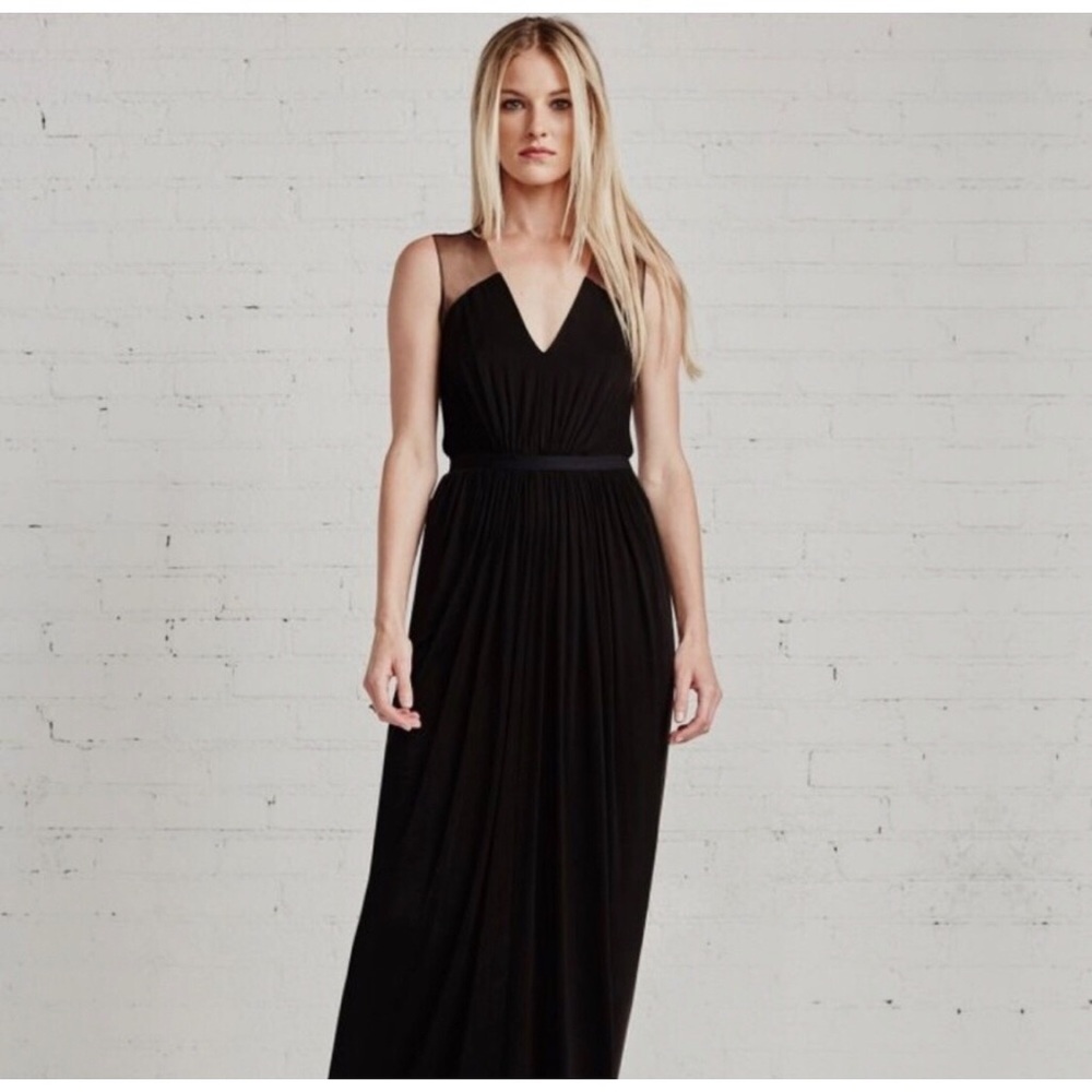 Bailey 44 Black Maxi Dress with V-Neck